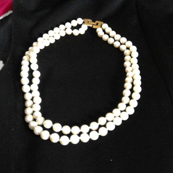 Monet double strand pearl necklace - Picture 1 of 6